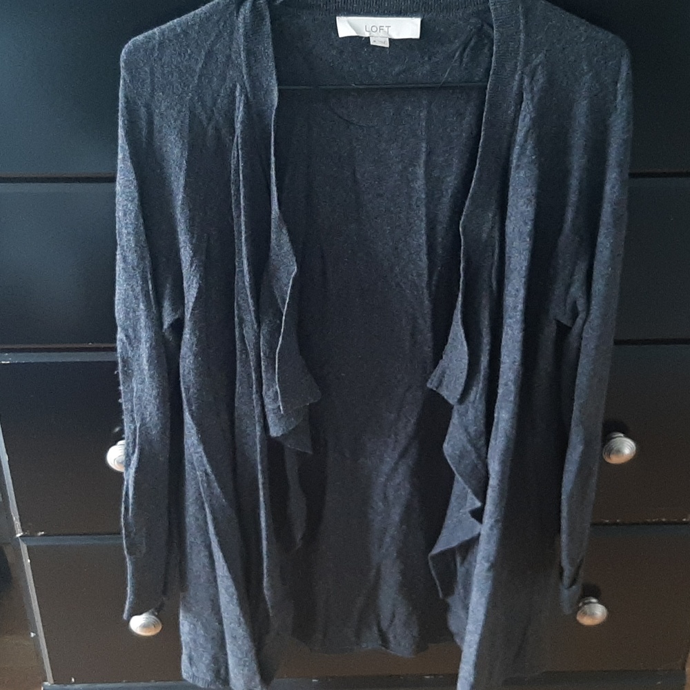 Dark gray cardigan